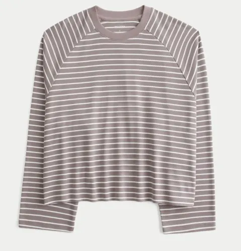Easy Long-Sleeve Crew Top
