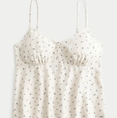 Flannel Babydoll Top