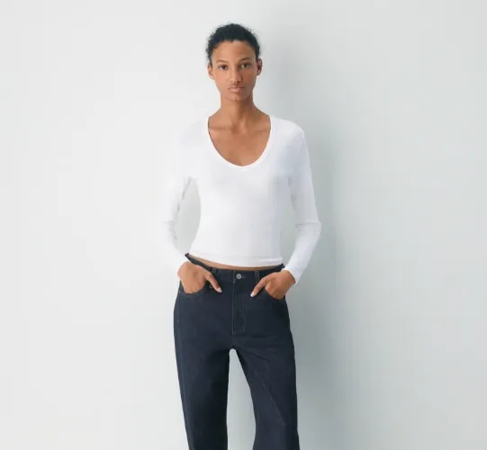 HomeStretch™ Rib Drift Longsleeve