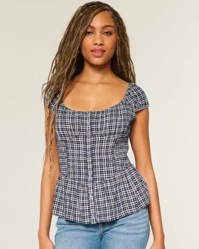Sweetheart Peplum Top