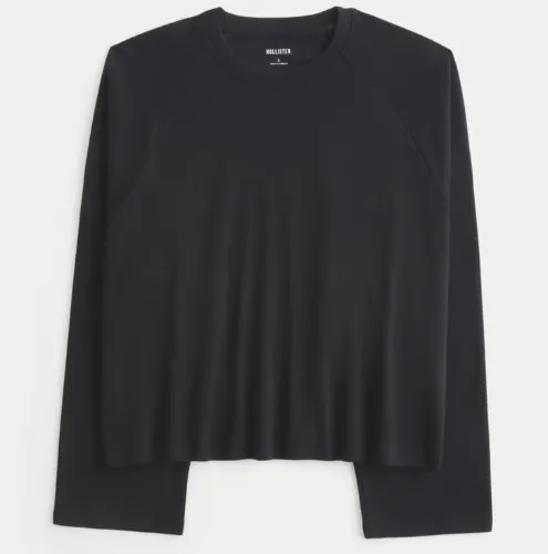 Easy Long-Sleeve Crew Top