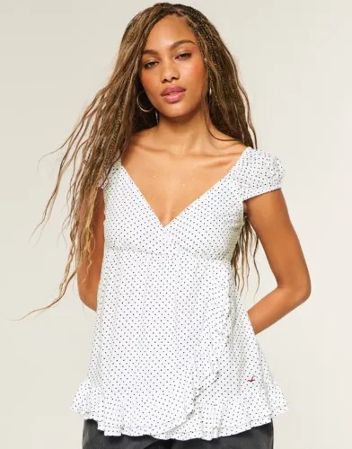 Easy Wrap Icon Babydoll Top