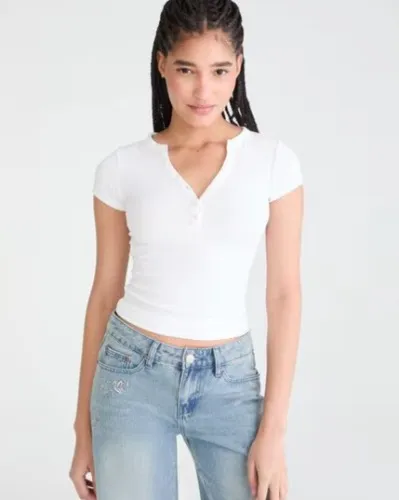 Buttery Soft V-Neck Henley