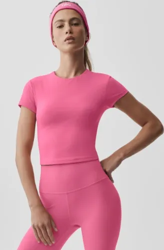 ALO Softsculpt Precision Short Sleeve Top