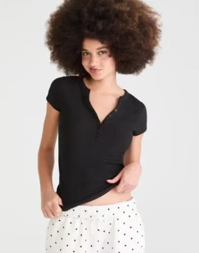 Buttery Soft V-Neck Henley