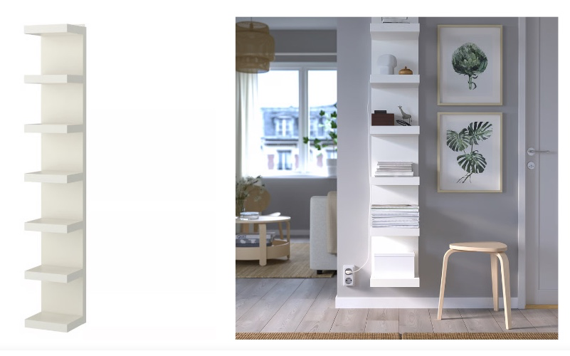 White stand shelf