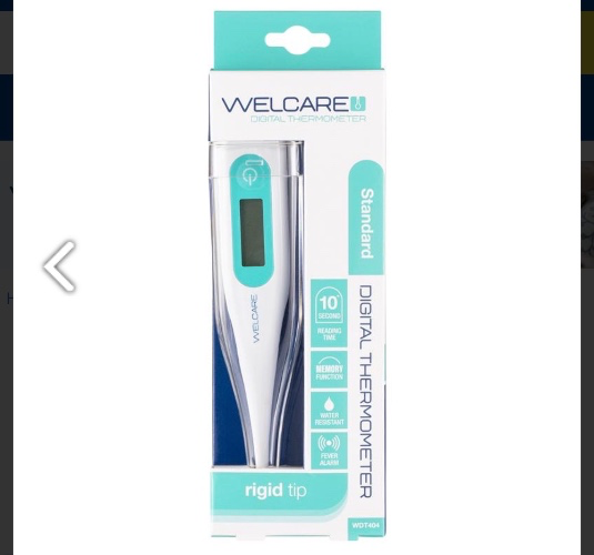 Welcare Digital Thermometer Standard