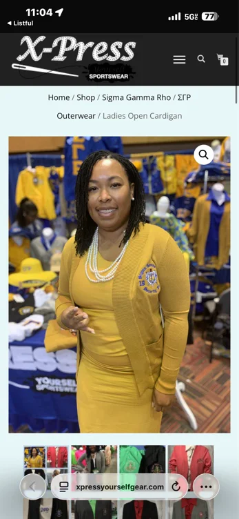 Ladies Open Cardigan – Xpress Yourself Sportswear