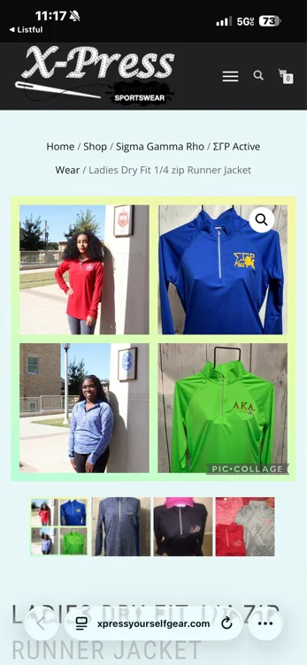 Ladies Dry Fit 1/4 zip Runner Jacket – Xpress Yourself Sportswear