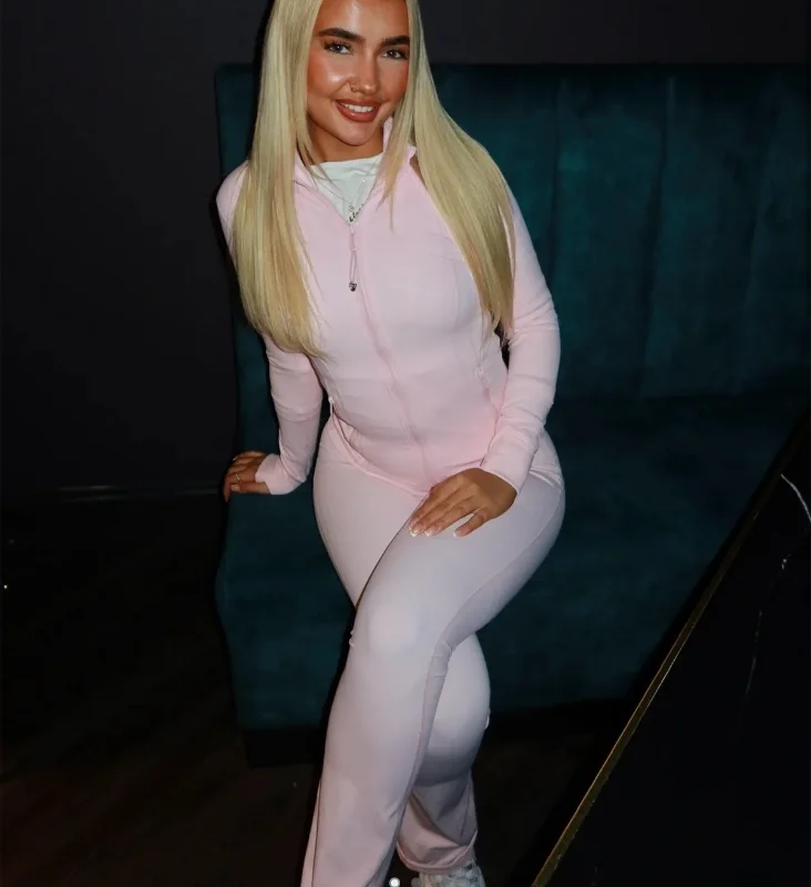 Pink Flared Set