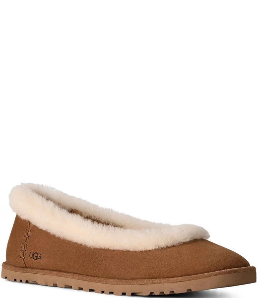UGG Zora Suede Ballet Flats