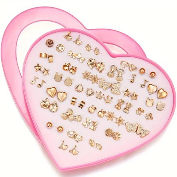 Girls' Geometry Stud Earrings