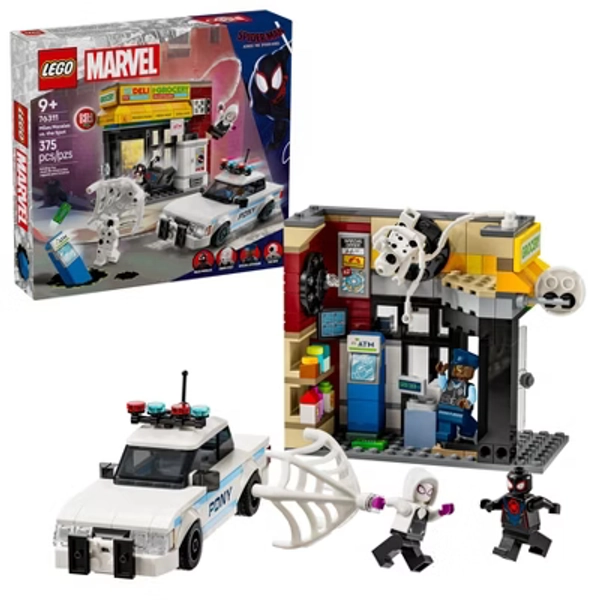 LEGO Marvel Spider-Verse Miles Morales vs. The Spot Superhero Building Toy Set 76311