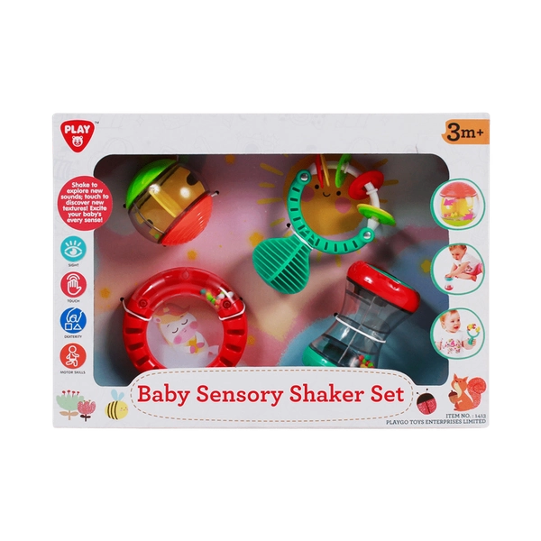 Set de Sonajeros Sensoriales para Bebé - Playgo
