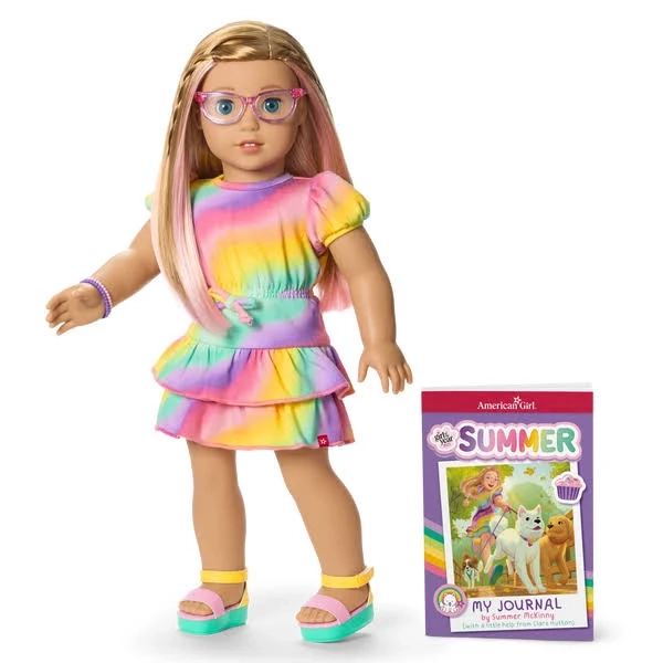 American Girl Summer McKinny Doll & Journal