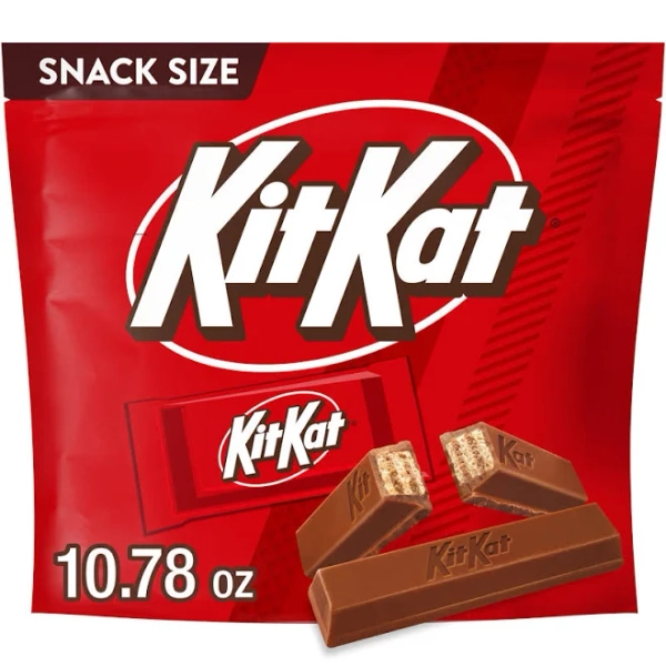 KitKat Milk Chocolate Wafer Snack Size Candy Bag
