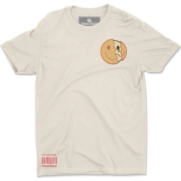 Smile Sad Face Short Sleeved t-shirt_a3060a2f-7e96-4e0e-95e2-701edd7f685a