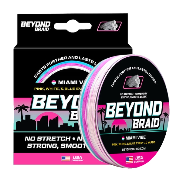 Beyond Braid Braided Fishing Line - Blue Wave - 300 Yards - 80 lb.
