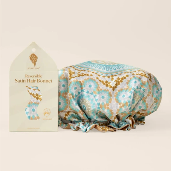 Curl Warehouse Bounce Curl Reversible Satin Hair Bonnet