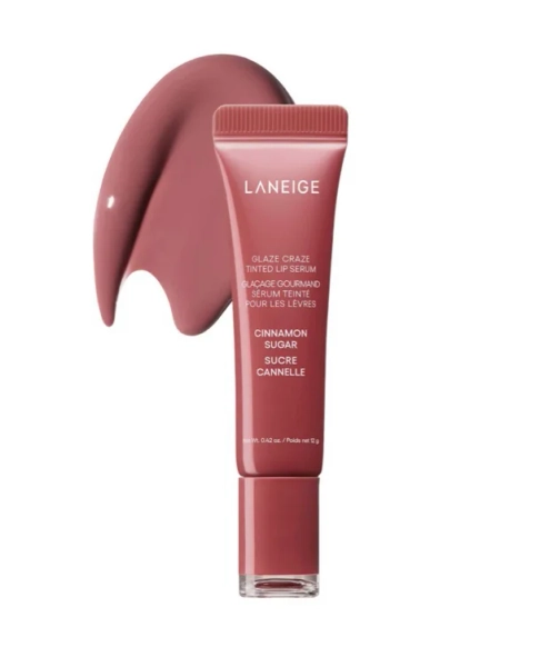 Glaze Craze Tinted Polypeptide Lip Serum Treatment - Rose Jam - cool, muted pink