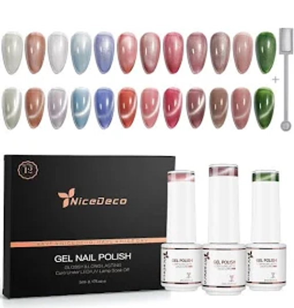 Nicedeco Cat Eye Gel Nail Polish