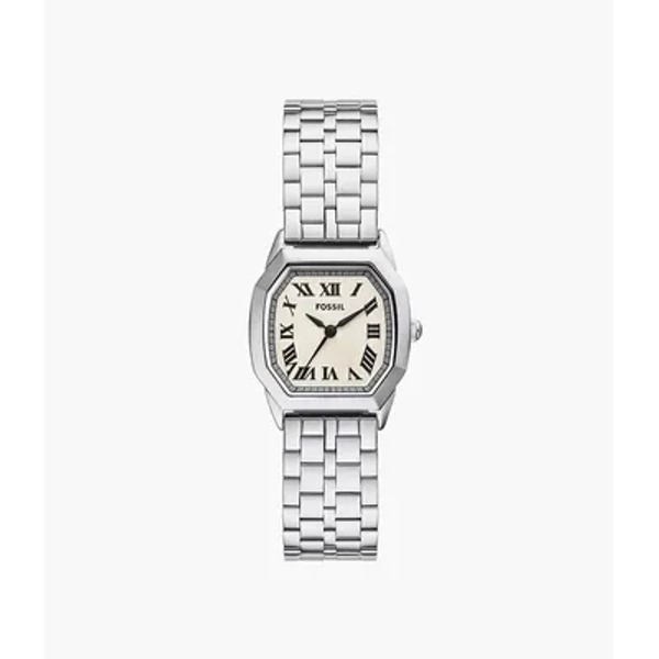 Harlow Three-Hand Stainless Steel Watch