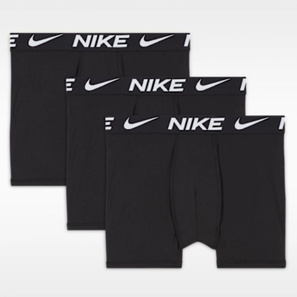 Nike Big Kids' Dri-FIT Solid Boxer Briefs (3-Pack)