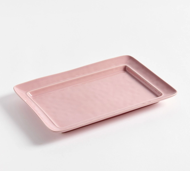 Cambria Handcrafted Stoneware Rectangular Serving Platter