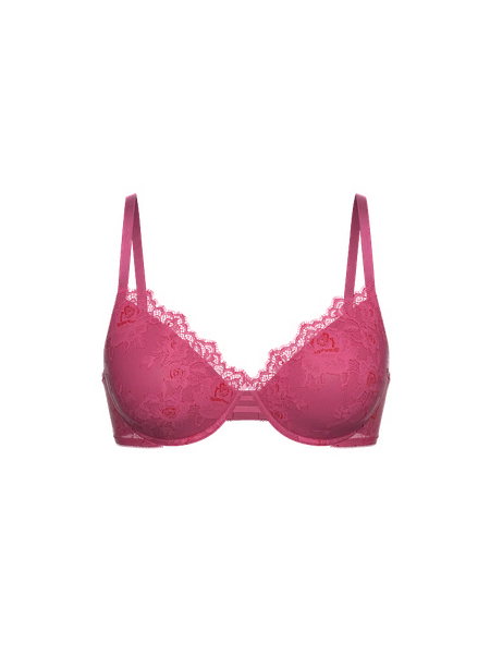 Rose Lace Push-Up Bra