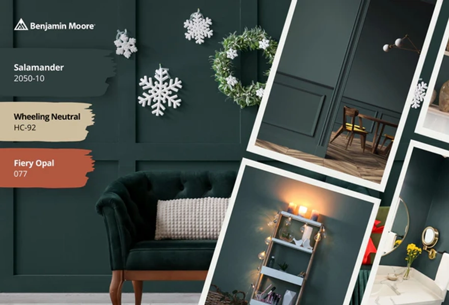 Benjamin Moore Salamander 2050-10: JC Licht's December Color of the Month