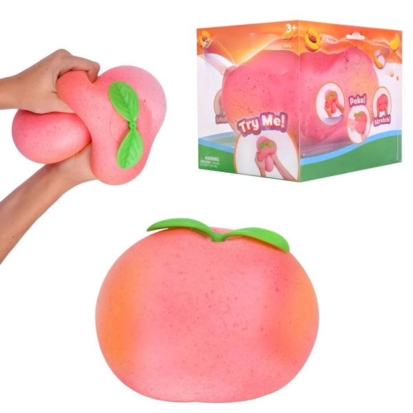 Squishy Peach - 7.5 cm Ultra-Soft Slow Rising Jumbo Peach Squishy, Stress Relief Toy for Adults, Focus & Relaxation - Walmart.com