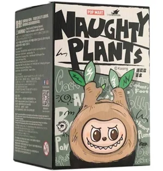 Pop Mart Labubu The Monsters Naughty Plants Series Figure Single Blind Box