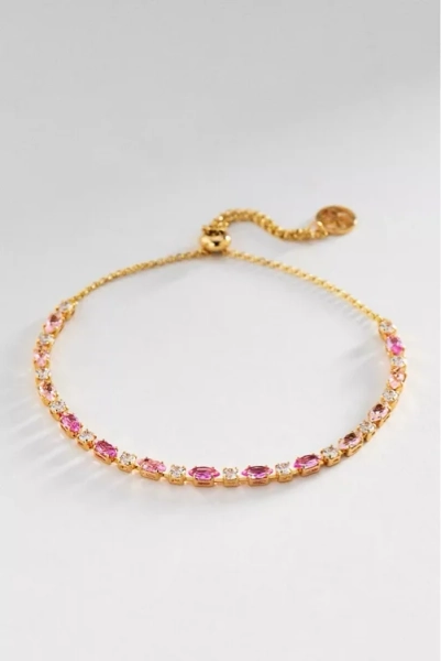 Maeve Crystal Tennis Bracelet | Anthropologie