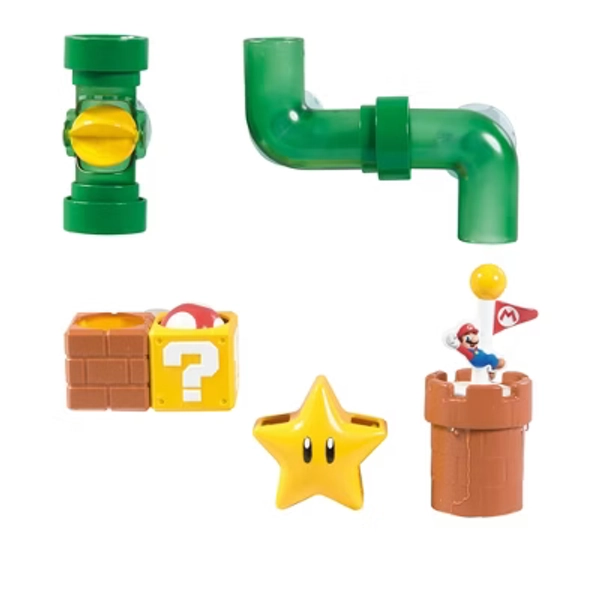 Super Mario Tomy Toomies My Mario Bath Pipes Playset - 6pc
