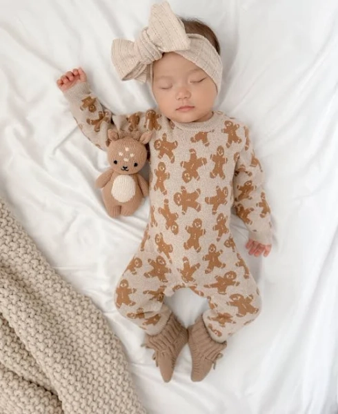 Euromallusa Organic Cotton Gingerbread Jumpsuit