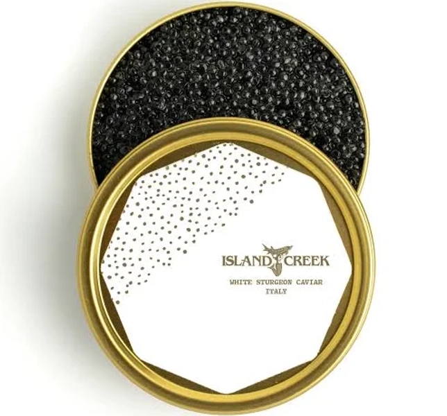 Island Creek Italian White Sturgeon Caviar