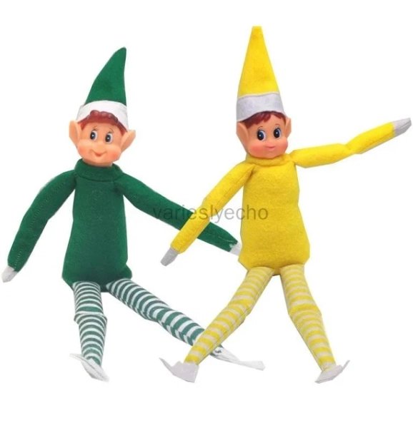 Christmas Elf Behaving Badly Plush Toy | Elfette Novelty Long Bendy