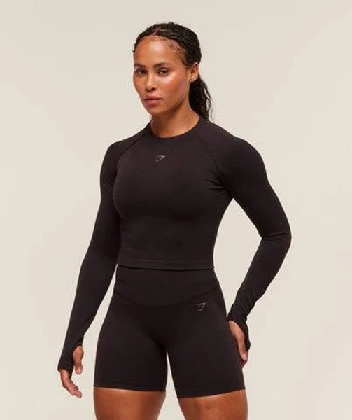 Gymshark Activate Long Sleeve Crop Top