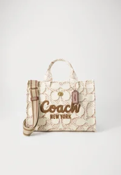 CARGO TOTE BAG WITH SIGNATURE CANVAS - Sac à main - natural multi-coloured