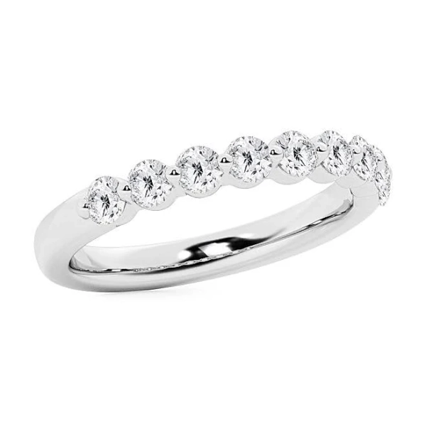 Saks Fifth Avenue 14K White Gold 1.00 Tcw Lab-Grown Diamond Band