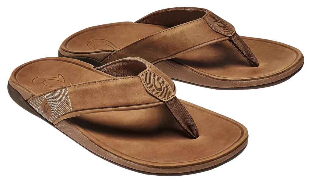 OluKai Tuahine Toe Post Sandals for Men