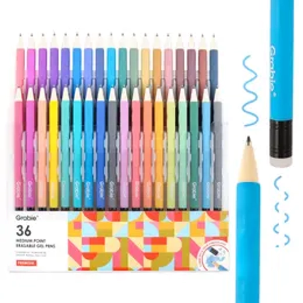 Grabie Erasable Gel Pen Set Medium Point Pens with Eraser for Everyday Use & Educational Purposes, for planner, students, teachers, nurses and artists, magical pen, TikTokShopBlackFriday