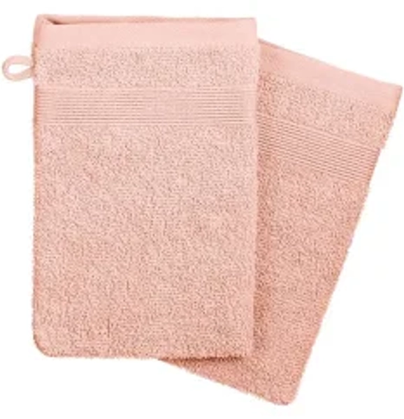 Atmosphera Lot de 2 Gants de Toilette "confort" 15x21cm