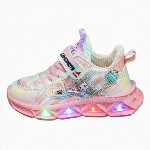 Godom Girls Lace-Up Lightweight Running Shoes