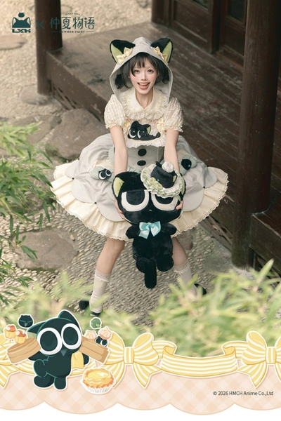 Summer Fairy and Luo Xiaohei Collaborated Lolita OP JSK and Cape