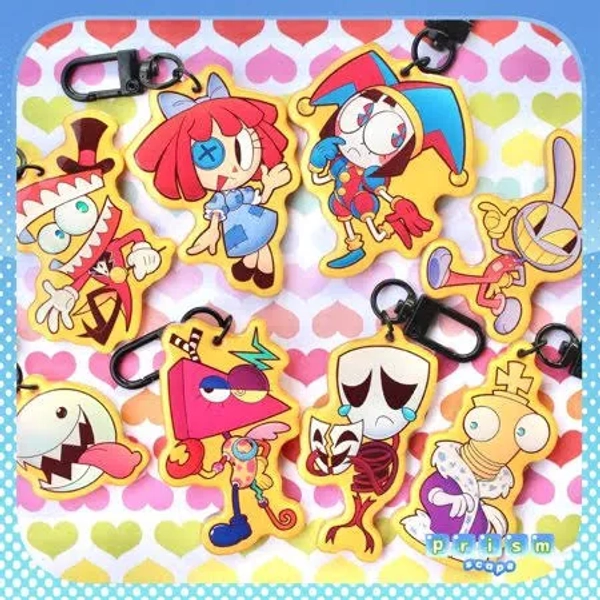Miranka Women's Digital Circus Charm Keychain
