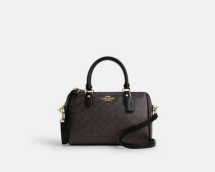 Coach Rowan Satchel Bag in Signature Canvas