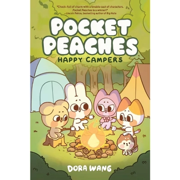 Pocket Peaches: Happy Campers - by  Dora Wang (Hardcover)
