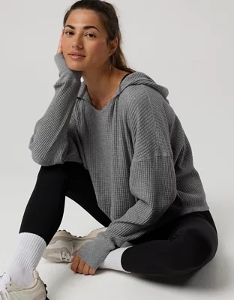 OFFLINE By Aerie Wow! Waffle Hoodie