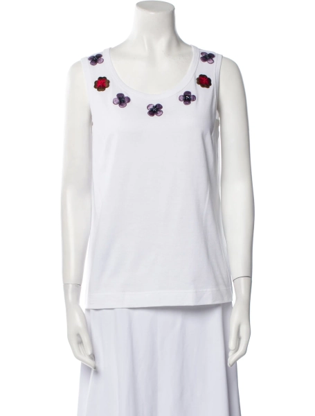 Scoop Neck Sleeveless Top